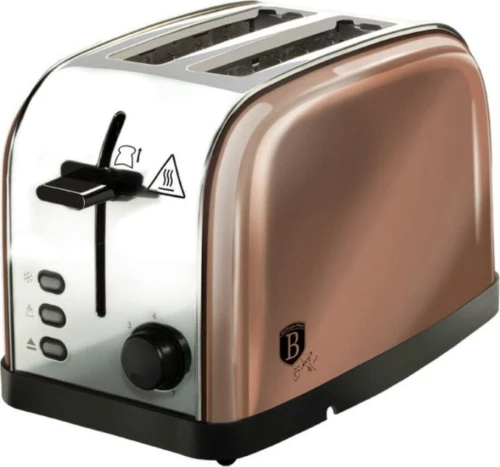 Berlinger Haus Φρυγανιέρα Από Ανοξείδωτο Ατσάλι 850W Max Rose Gold Edition Bh-9029N
