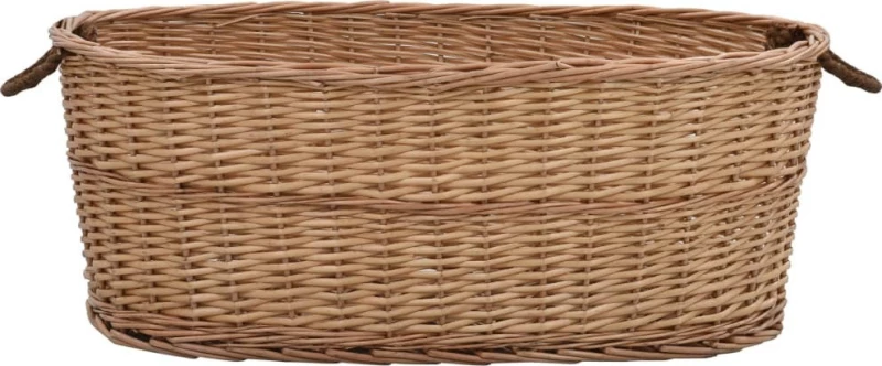 vidaXL Καλάθι Καυσόξυλων με Λαβές Μεταφοράς 88x57x34 εκ. 286984