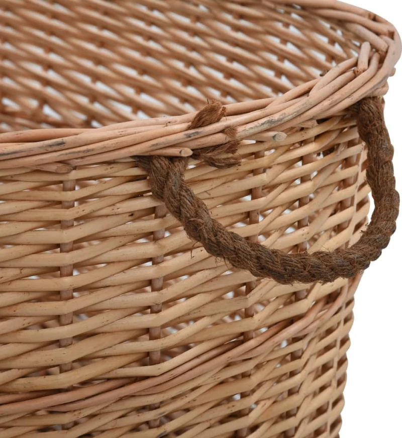 vidaXL Καλάθι Καυσόξυλων με Λαβές Μεταφοράς 88x57x34 εκ. 286984
