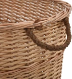 vidaXL Καλάθι Καυσόξυλων με Λαβές Μεταφοράς 88x57x34 εκ. 286984