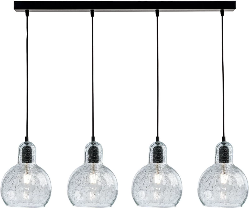 ArkoLight Κρεμαστό Φωτιστικό Μοντέρνο Πολύφωτο Ράγα Μαύρο
