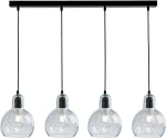 ArkoLight Κρεμαστό Φωτιστικό Μοντέρνο Πολύφωτο Ράγα Μαύρο