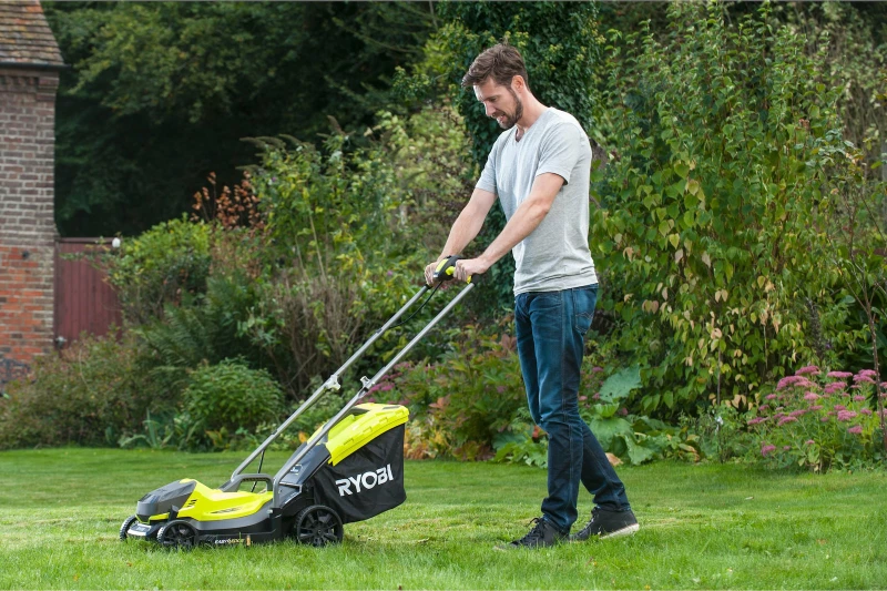 Ryobi RLM18X33B40 18V Cordless Lawn Mower Μηχανή Γκαζόν Μπαταρίας