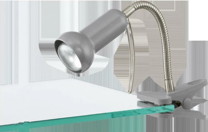 Φωτιστικό Γραφείου Flexibel Με Κλιπ 81265 Silver Fabio Eglo