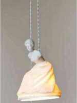 Home Lighting Κρεμαστό Φωτιστικό Μοντέρνο Μονόφωτο Λευκό