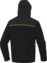 Delta Plus Σακάκι "Softshell" HORTEN2 Μαύρο-Κίτρινο