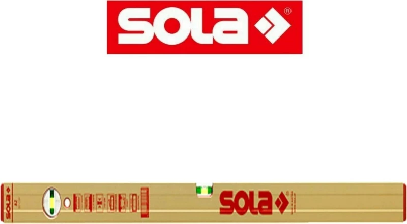 Αλφάδι Αλουμινίου Μαγνητικό Sola Azm 50Cm Με 2 Μάτια
