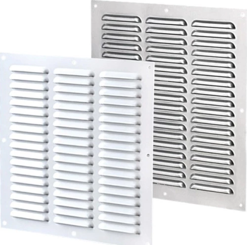 Vents 590905.0035 Περσίδα Εξαερισμού 20x20cm Τετράγωνη με Σίτα Μπεζ