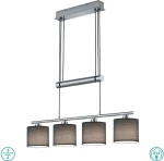 Trio Lighting Garda Κρεμαστό Φωτιστικό Μοντέρνο Πολύφωτο Γκρι
