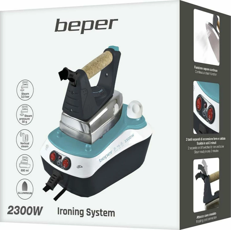 Beper P204CAL001 Σύστημα Σιδερώματος Πίεσης 3.5bar με Δοχείο 850ml
