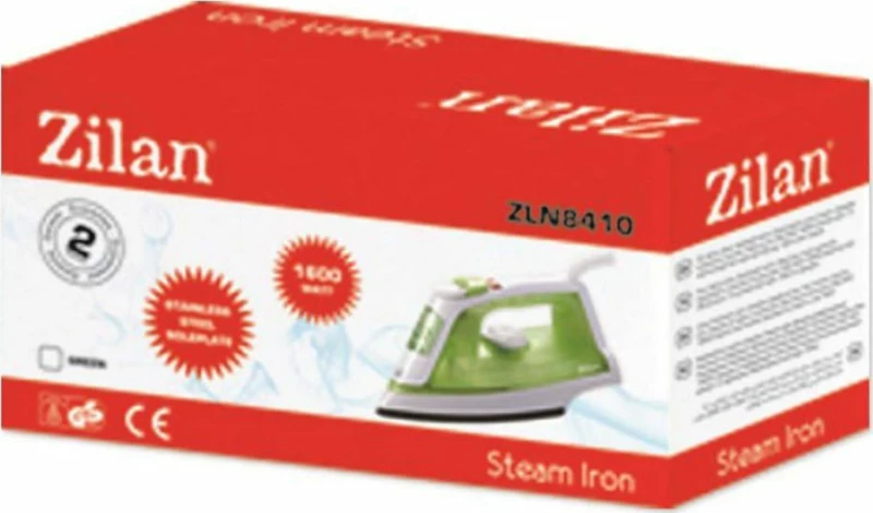 Zilan ZLN8410-GREEN Σίδερο Ατμού με Κάθετη Παροχή Ατμού