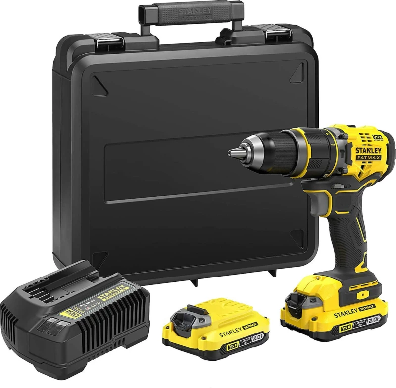 Stanley SFMCD721D2K Κρουστικό Δραπανοκατσάβιδο Μπαταρίας 18V 2x2Ah
