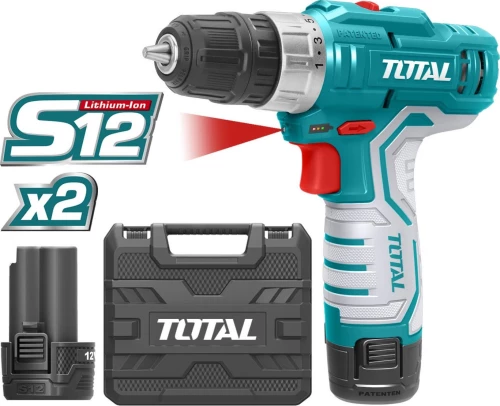 Total TDLI1232 Δραπανοκατσάβιδο Μπαταρίας 12V 2x1.5Ah