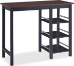 vidaXL Σετ Επίπλων Μπαρ 3 τεμ. Μαύρο από MDF