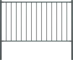 vidaXL Πάνελ Περίφραξης Ανθρακί 125x170cm 145214