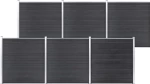 vidaXL Πάνελ Περίφραξης Γκρι 186x1045cm 3053229