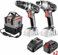 Graphite Σετ Κρουστικό Δραπανοκατσάβιδο Και Κατσαβίδι 18V Ght-Set2
