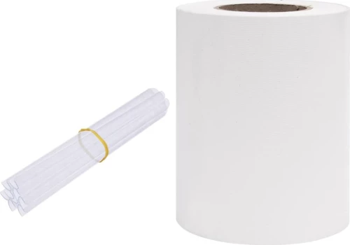 vidaXL Περίφραξη Προστατευτική Λευκή από PVC 19x3500cm 147858