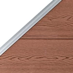 vidaXL Πάνελ Περίφραξης Καφέ από WPC 180x90cm 49070