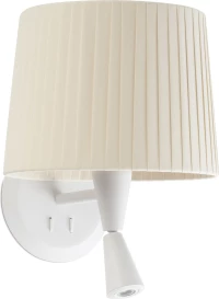 Faro Barcelona 64308 Φωτιστικό Τοίχου Λευκό Mambo Ε27 15w Led