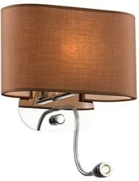 Ideal Lux Sheraton AP2 Φωτιστικό Τοίχου Καφέ