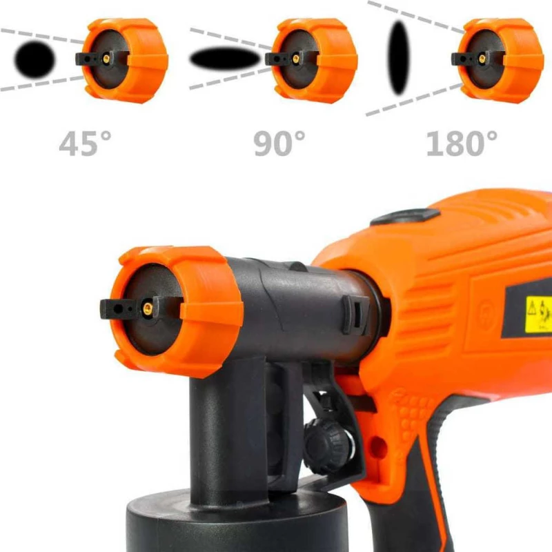 Πιστόλι Βαφής Ηλεκτρικό με 3 Ακροφύσια 500 W 800 ml