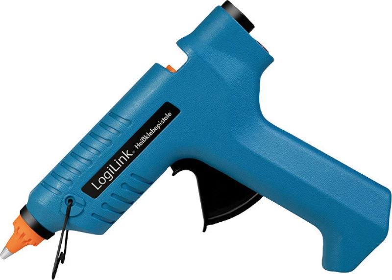 Wz0052 Hot Glue Gun (Πιστόλι Σιλικόνης) Wireless, 80W With Station Blue Logilink