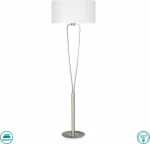Trio Lighting Paris Ii Φωτιστικό Δαπέδου Λευκό με Ύψος 160cm