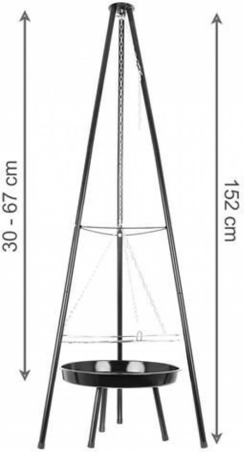 Ψησταριά Κάρβουνου 46x46cm Grill Κήπου
