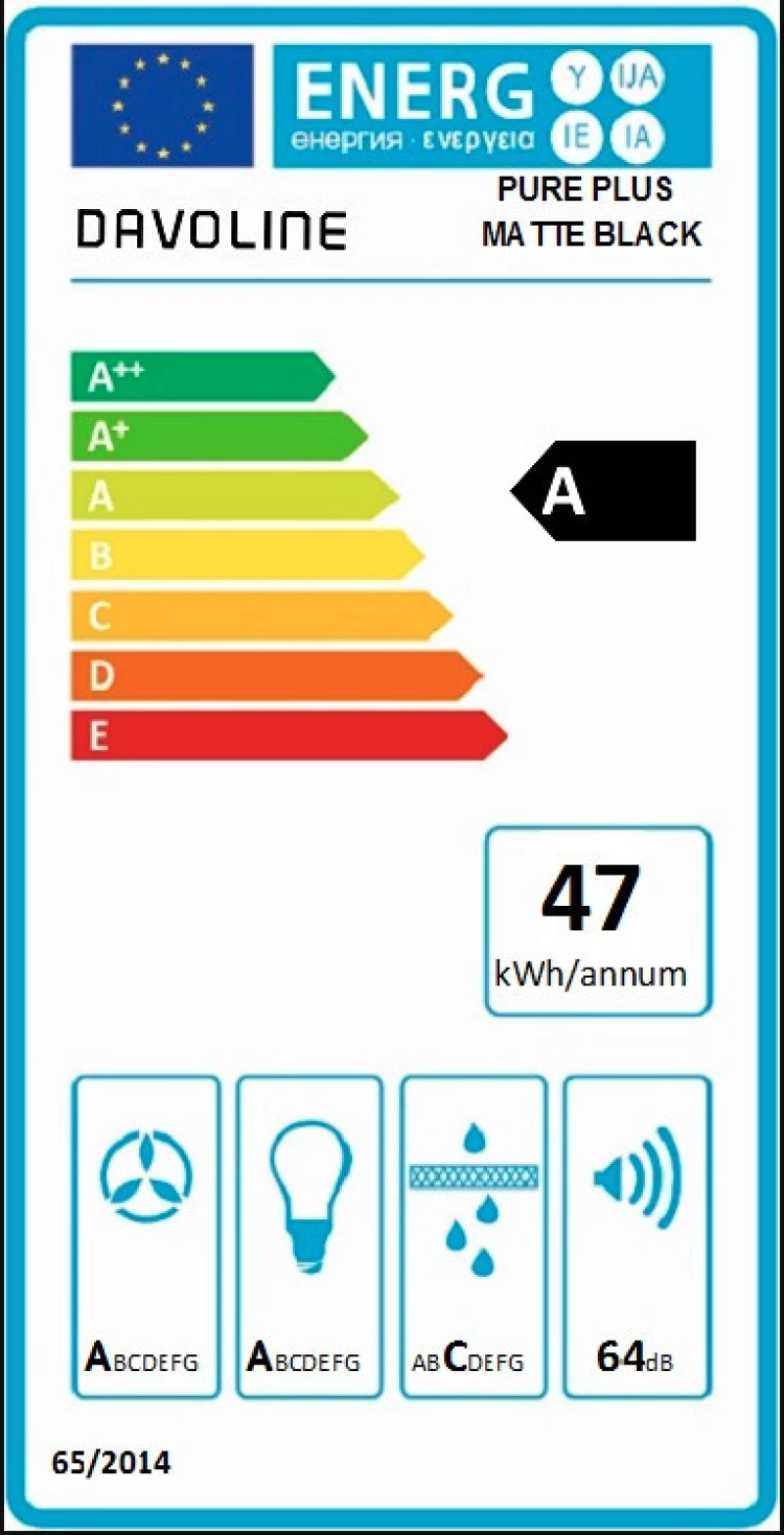 Davoline Pure Plus Mat Black