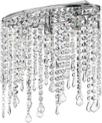 Fan Europe Breeze/PL3 Πλαφονιέρα Οροφής Ασημί με Κρύσταλλα
