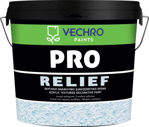 Vechro Relief Smaltoplast Λευκό 15lt