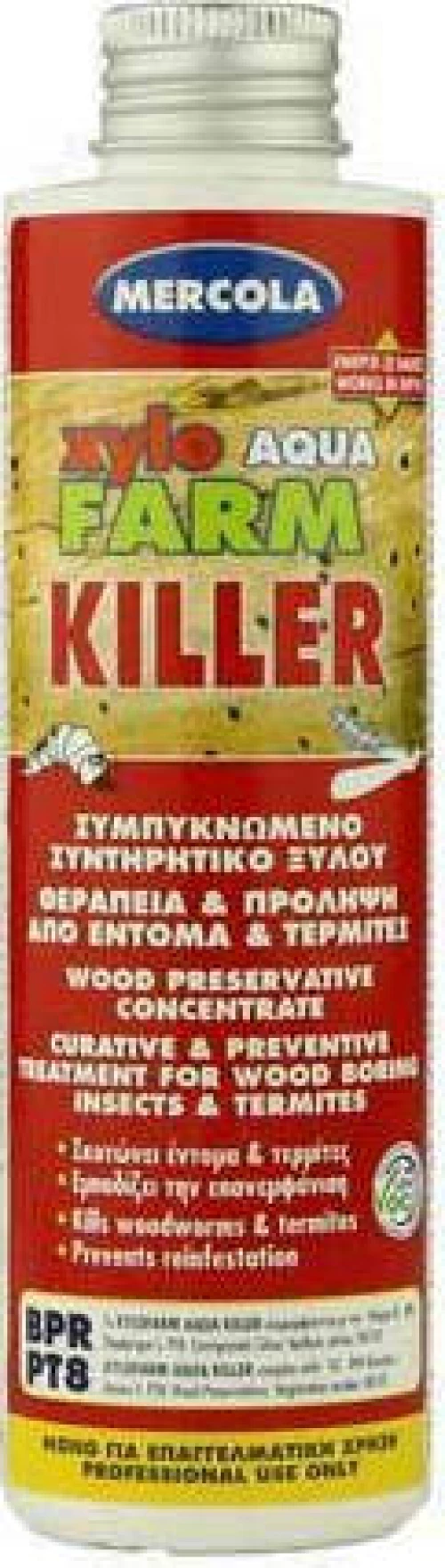 Mercola Συντηρητικό Xylofarm Aqua Killer 0.15lt Διάφανο