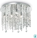 Ideal Lux Royal PL8 Πλαφονιέρα Οροφής Ασημί από Μέταλλο