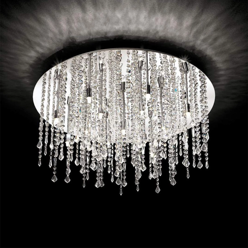 Ideal Lux Royal PL8 Πλαφονιέρα Οροφής Ασημί από Μέταλλο