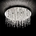 Ideal Lux Royal PL8 Πλαφονιέρα Οροφής Ασημί από Μέταλλο