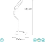 Fan Europe Φωτιστικό Γραφείου LED Μαύρο LEDT-Darwin-Black