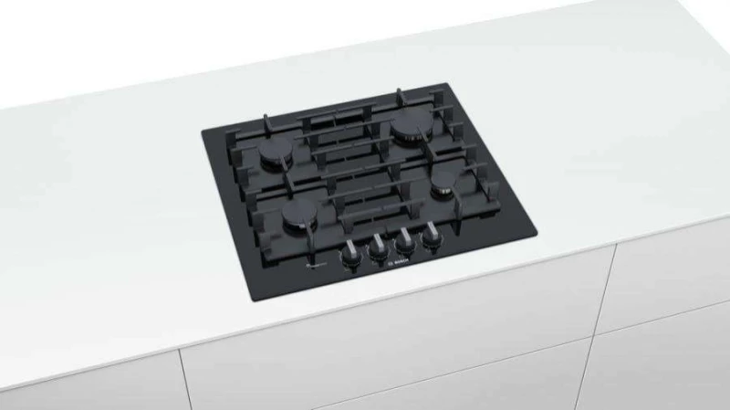 Bosch Serie 6 PPP6A6B90 hob Black Built-in Gas 4 zone(s)