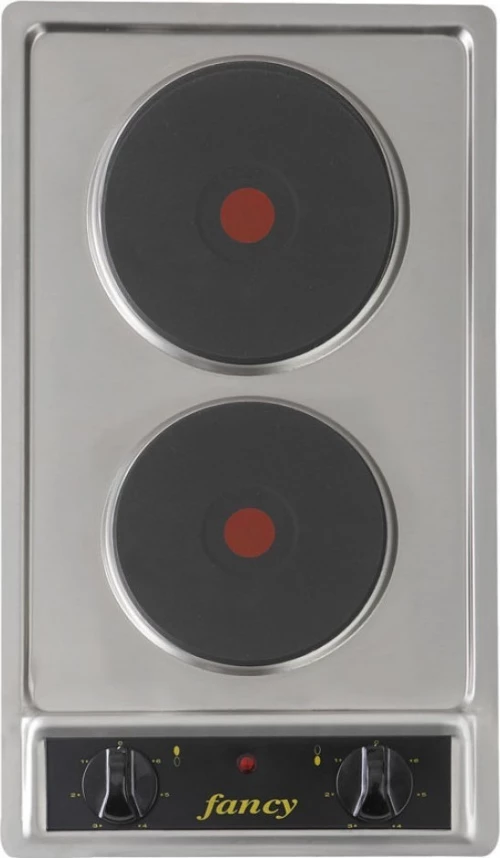 Αυτόνομη Ανοξείδωτη Ηλεκτρική Εστία Fancy 0139(1500W - 1000W)