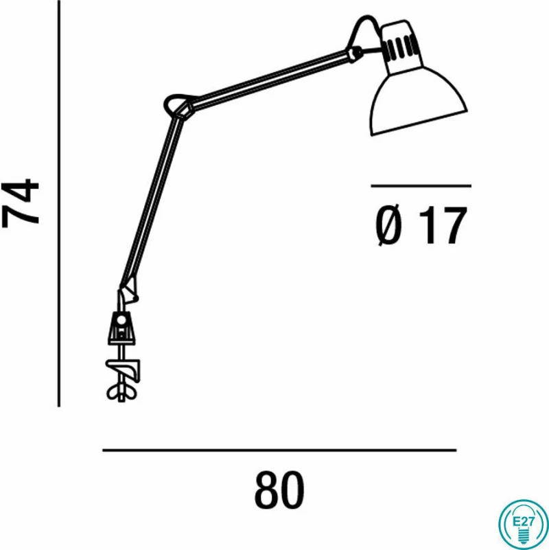 Φωτιστικό Γραφείου 4025/B White