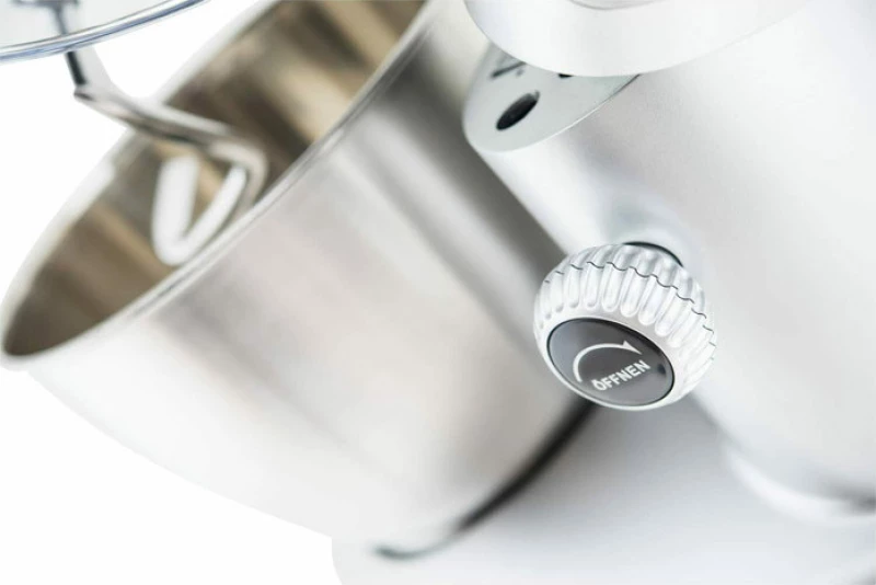 HKoenig KM80 Κουζινομηχανή 1000W με Ανοξείδωτο Κάδο 5lt Silver