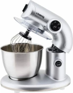 HKoenig KM80 Κουζινομηχανή 1000W με Ανοξείδωτο Κάδο 5lt Silver