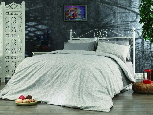 Dimcol Σετ Σεντόνια Μονά 160x240 Αρετή 271 Grey