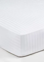 Sunshine Σεντόνι Υπέρδιπλο με Λάστιχο 160x200x40 152-157 Satin White