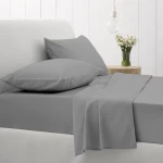Sunshine Σετ Σεντόνια Διπλά 200x270 Cotton Feelings 107 Dark Grey