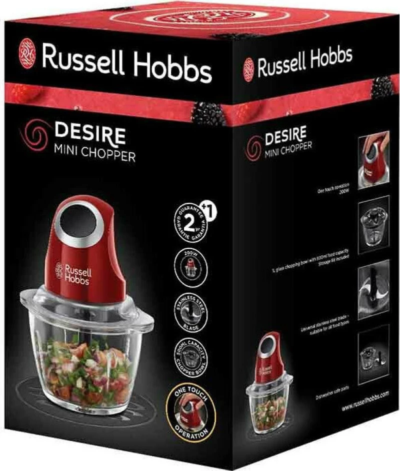 Russell Hobbs 24660-56 Πολυκόπτης Multi 200W με Δοχείο 1lt