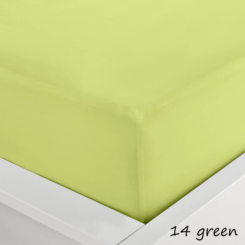 Sunshine Σεντόνι Υπέρδιπλο με Λάστιχο 160x200x40 Menta Green