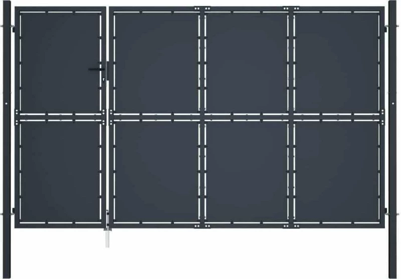 vidaXL Πόρτα Περίφραξης Κήπου 175x350cm 144539