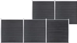vidaXL Πάνελ Περίφραξης Γκρι 186x872cm 3053228
