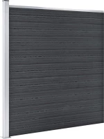 vidaXL Πάνελ Περίφραξης Γκρι 186x872cm 3053228
